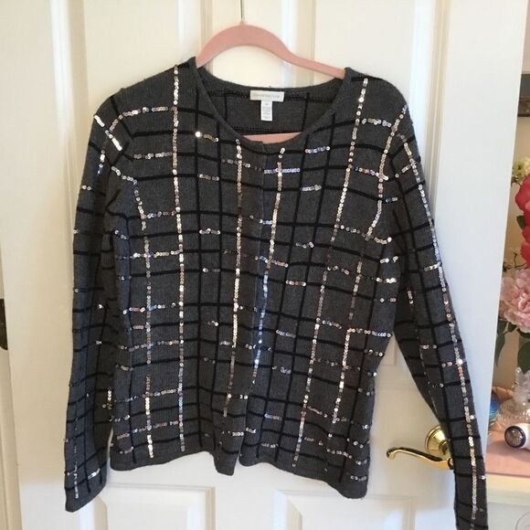 NWOT. Charter Club Women’s M Grey Sweater - Picture 1 of 8